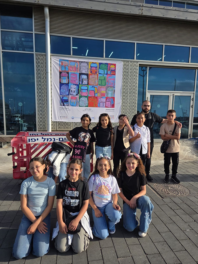 فوز لوحات فنيّة طلابية من مدرسة أجيال في معرض الفنون- يافا